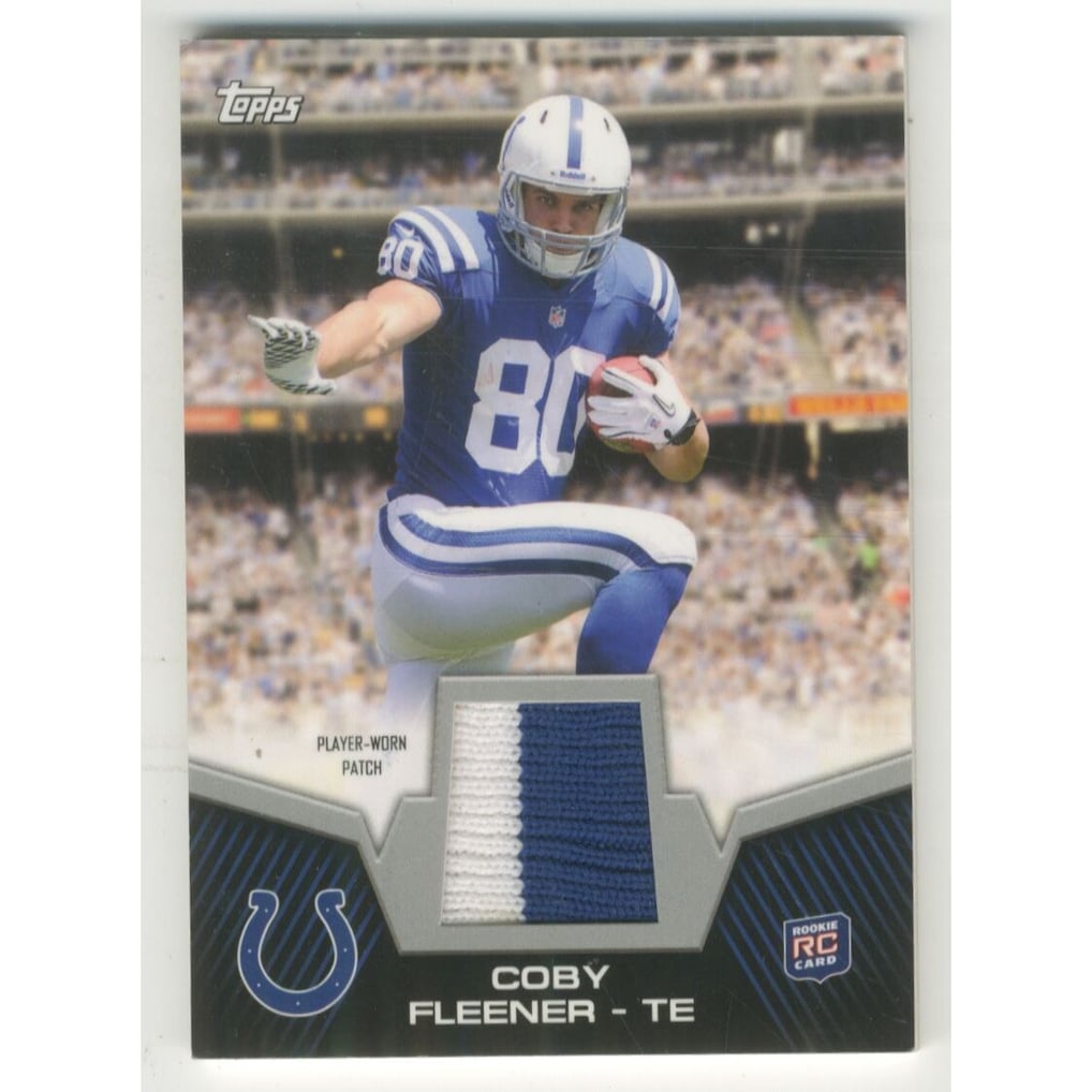 2012 Topps Rookie Patch #RPCF Coby Fleener