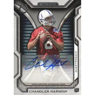 2012 Topps Strata Rookie Autographs #RACH Chandler Harnish