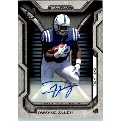 2012 Topps Strata Rookie Autographs #RADA Dwayne Allen