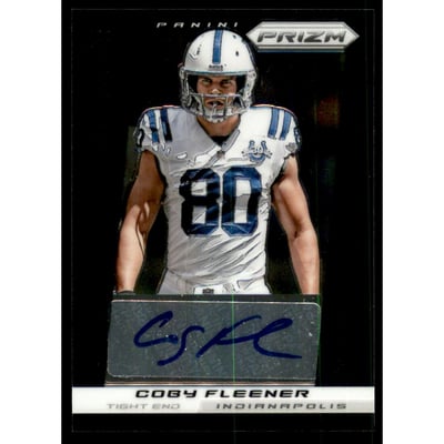 2013 Panini Prizm Autographs #117 Coby Fleener