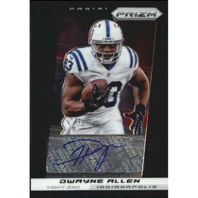 2013 Panini Prizm Autographs #128 Dwayne Allen
