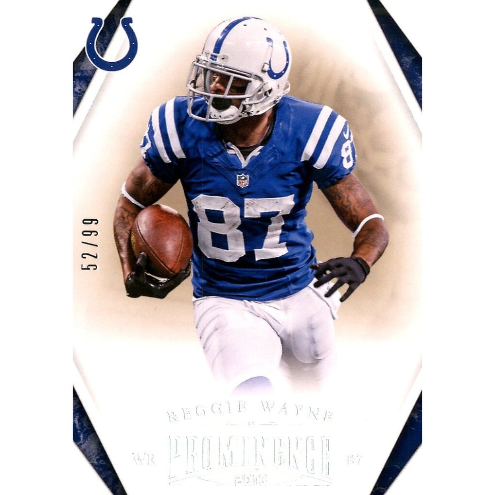 2013 Panini Prominence Platinum #44 Reggie Wayne