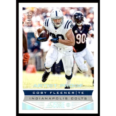 2013 Score Artist's Proof #93 Coby Fleener