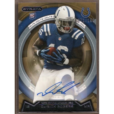 2013 Topps Strata Autographs Bronze #154 Da'Rick Rogers