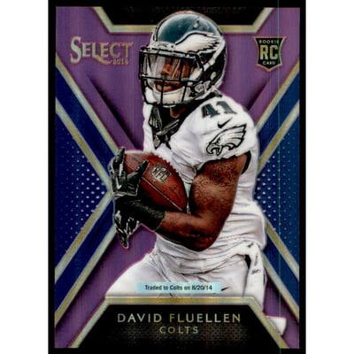 2014 Select Prizm Purple #147 David Fluellen