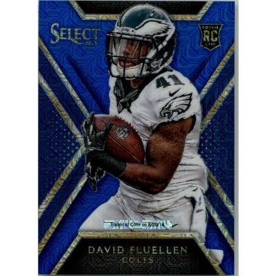 2014 Select Rookies Mojo Blue #147 David Fluellen