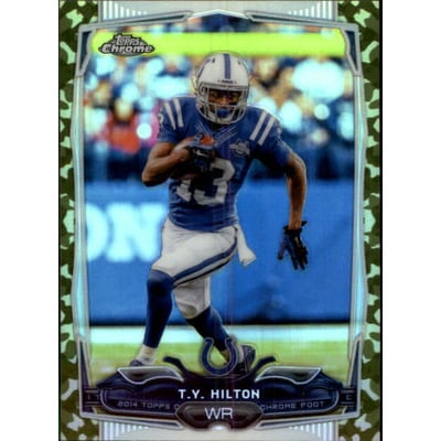 2014 Topps Chrome Mini Camo Refractors #36 T.Y. Hilton