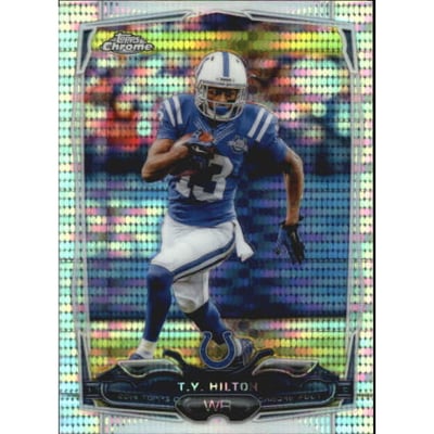 2014 Topps Chrome Mini Pulsar Refractors #36 T.Y. Hilton