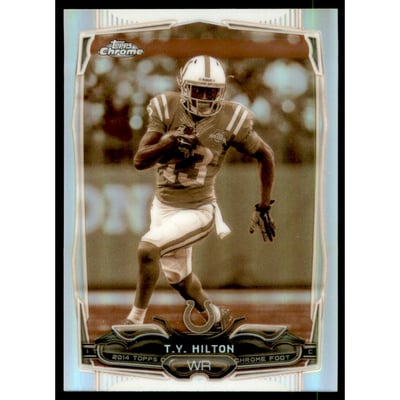 2014 Topps Chrome Sepia Refractors #36 T.Y. Hilton