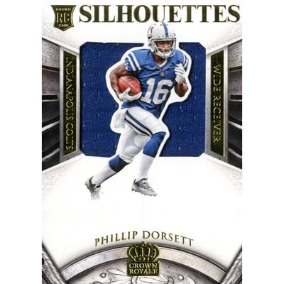 2015 Crown Royale Rookie Silhouettes Gold #231 Phillip Dorsett