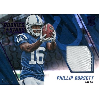 2015 Rookies and Stars Longevity Rookie Jerseys Team Logo Prime #14 Phillip Dorsett