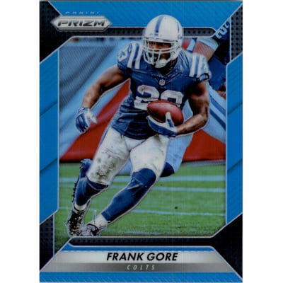 2016 Panini Prizm Prizms Light Blue #142 Frank Gore