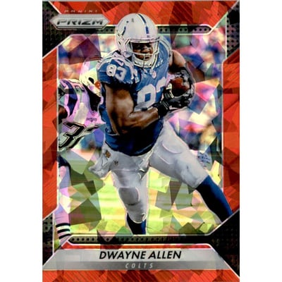 2016 Panini Prizm Prizms Red Crystals #182 Dwayne Allen