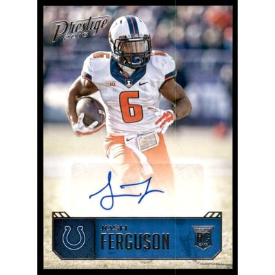 2016 Prestige Rookie Autographs #53 Josh Ferguson
