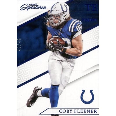 2016 Prime Signatures Prime Proof Blue #120 Coby Fleener