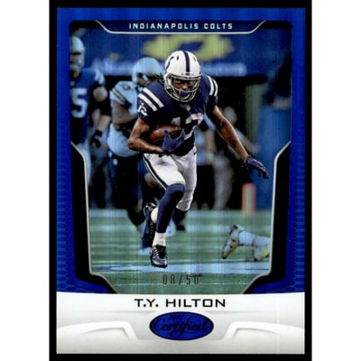 2017 Certified Mirror Blue #47 T.Y. Hilton