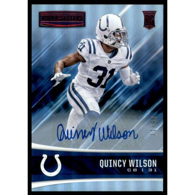 2017 Rookies and Stars Rookies Longevity Signatures #274 Quincy Wilson/99