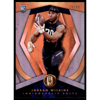 2018 Panini Gold Standard Platinum #186 Jordan Wilkins