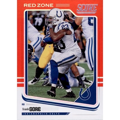 2018 Score Red Zone #138 Frank Gore