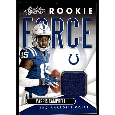 2019 Absolute Rookie Force Jerseys #25 Parris Campbell