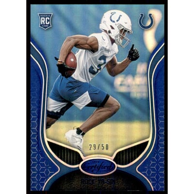 2019 Certified Mirror Blue #154 Rock Ya-Sin