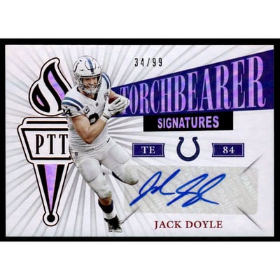2019 Panini Passing the Torch Torchbearer Signatures #6 Jack Doyle/99
