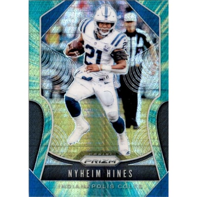 2019 Panini Prizm Prizms Hyper #147 Nyheim Hines
