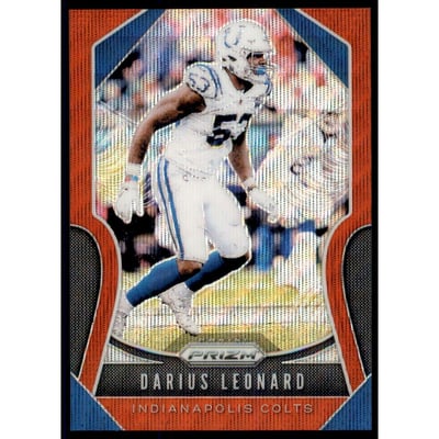 2019 Panini Prizm Prizms Red Wave #148 Darius Leonard