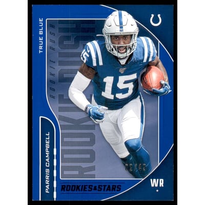 2019 Rookies and Stars Rookie Rush True Blue #17 Parris Campbell