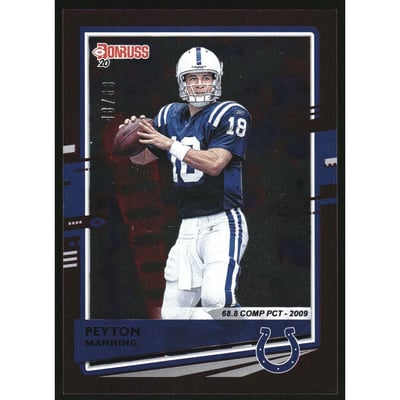 2020 Donruss Season Stat Line #125 Peyton Manning/68