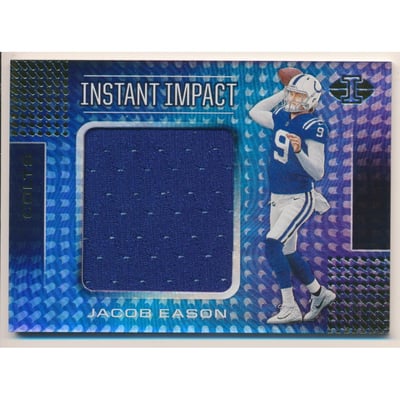 2020 Panini Illusions Instant Impact Jerseys #5 Jacob Eason