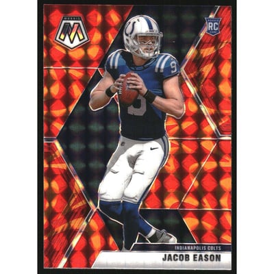 2020 Panini Mosaic Mosaic Reactive Orange #236 Jacob Eason