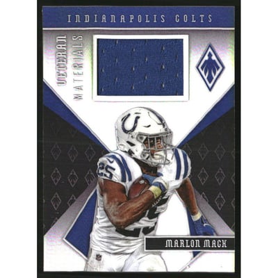 2020 Panini Phoenix Veteran Materials #17 Marlon Mack