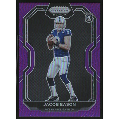 2020 Panini Prizm Black Purple #25 Jacob Eason