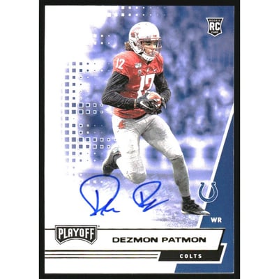 2020 Playoff Rookie Autographs #255 Dezmon Patmon