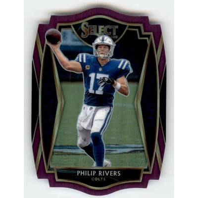 2020 Select Prizm Purple Die Cut #129 Philip Rivers
