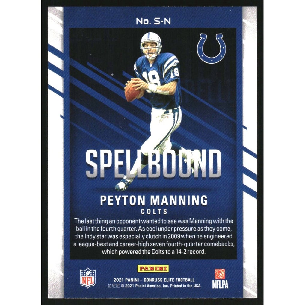 2021 Elite Spellbound Pink #23 Peyton Manning