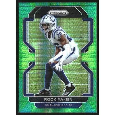 2021 Panini Prizm Prizms Hyper #28 Rock Ya-Sin