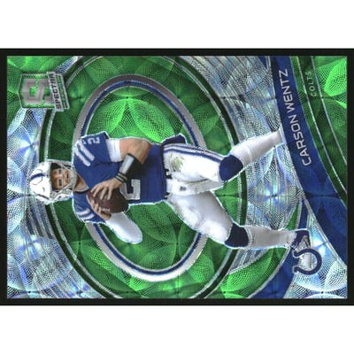 2021 Panini Spectra Neon Green #36 Carson Wentz