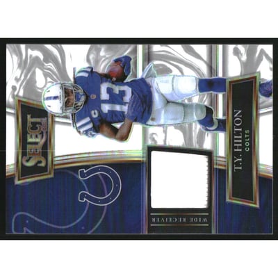 2021 Select Select Swatches Prizm White #18 T.Y. Hilton