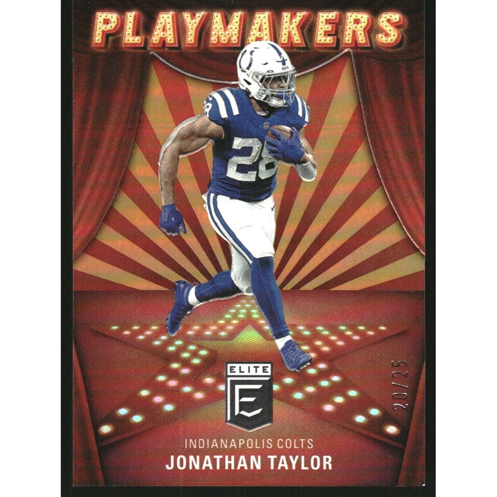 2022 Elite Playmakers Orange #5 Jonathan Taylor