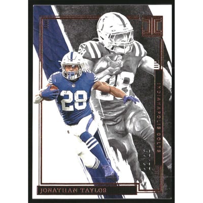 2022 Panini Impeccable Bronze #46 Jonathan Taylor