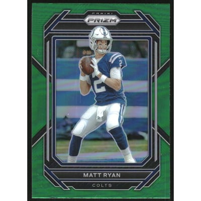 2022 Panini Prizm Prizms Green #121 Matt Ryan