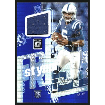 2023 Donruss Optic First Year Fresh Jerseys Blue Hyper #2 Anthony Richardson