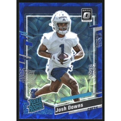 2023 Donruss Optic Rated Rookies Preview Blue Scope #345 Josh Downs