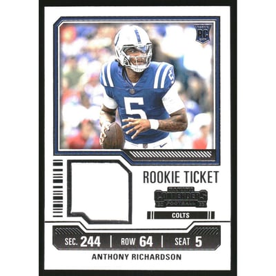 2023 Panini Contenders Rookie Ticket Swatches #2 Anthony Richardson