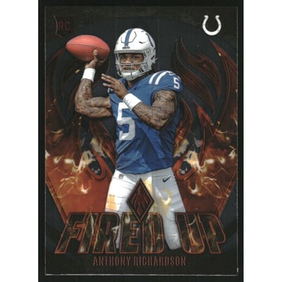 2023 Panini Phoenix Fired Up #6 Anthony Richardson