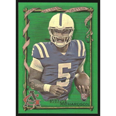 2023 Topps Composite Allen and Ginter Green Portrait #403 Anthony Richardson