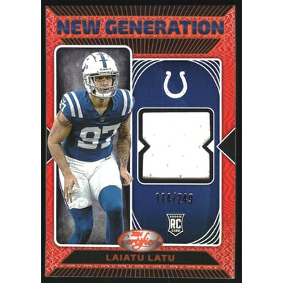 2024 Certified New Generation Jerseys Mirror Orange #29 Laiatu Latu