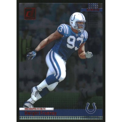 2024 Clearly Donruss Clearly Retro '04 Red #7 Dwight Freeney